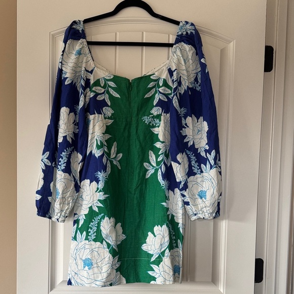 Farm Rio Soft Garden Linen Dress Small - Picture 4 of 4